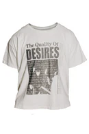 Matiere De Desirs QUALITY OF DESIRES T-SHIRT ‘IVORY’