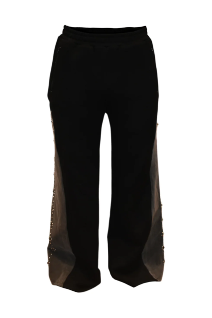 Matiere De Desirs STUDDED WORK SWEATPANTS
